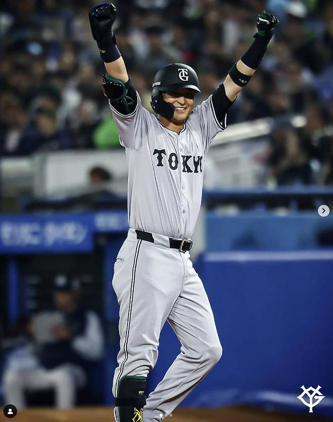 일본 요미우리 자이언츠 내야수 요시카와 나오키. 요미우리 구단 SNS 캡처