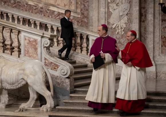 콘클라베를 다룬 영화 '콘클라베'의 한 장면 [사진=엔케이컨텐츠 인스타그램]