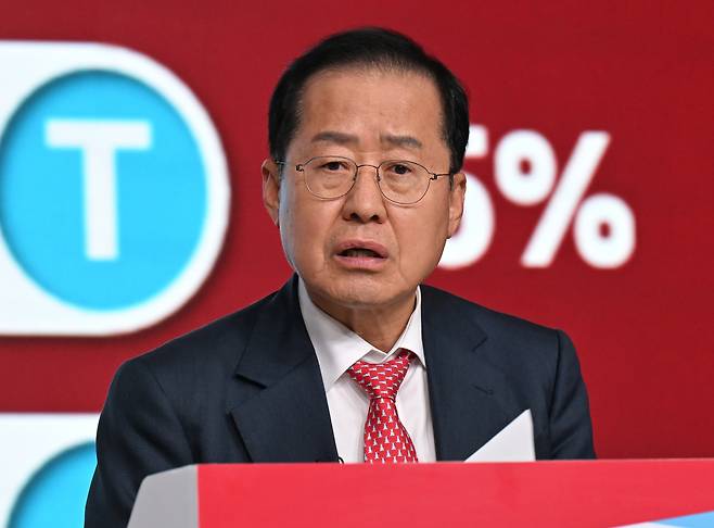 People Power Party presidential nomination candidate Hong Joon-pyo (Yonhap)