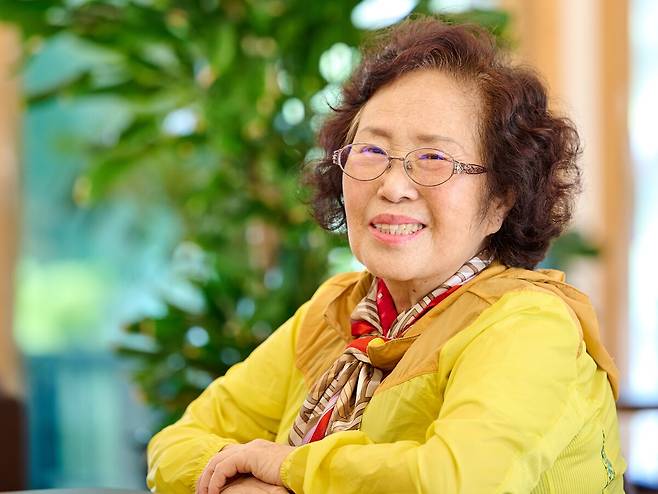 예수병원에 1억원을 기부한 진남덕씨. 예수병원 제공.