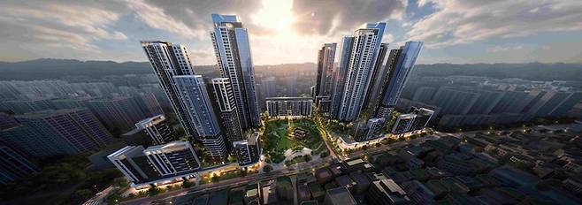 장위8구역 공공재개발 조감도. 삼성물산