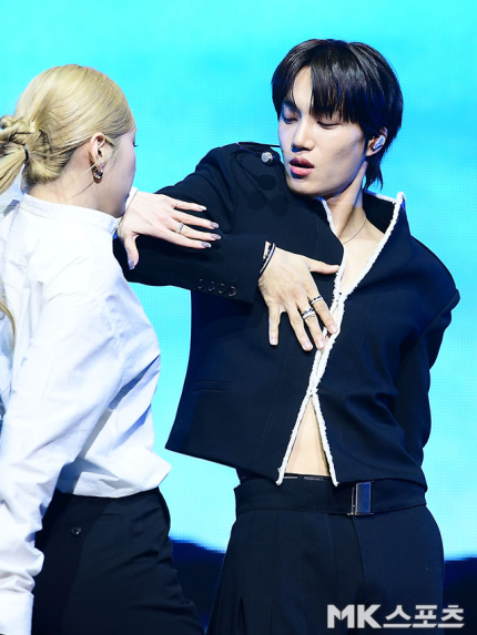 쇼케이스에서는 카이 특유의 부드러운 카리스마와 섬세한 감정 연기가 더욱 빛났다.사진=김영구 기자