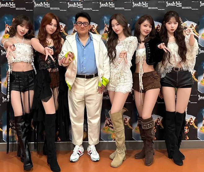 연예기획사 하이브 방시혁 의장이 레이블 쏘스뮤직 소속 그룹 르세라핌을 응원했다. /사진=방시혁 의장 인스타그램