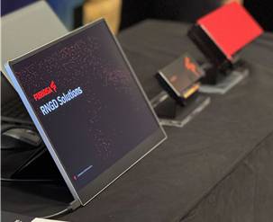 AI 추론 반도체 '레니게이드(RNGD)' 전시. /사진=퓨리오사AI