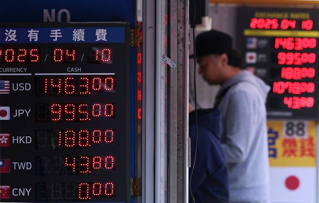 엔/달러 환율이 21일 140엔선을 위협하는 등 엔화 가치가 7개월 만에 최고 수준으로 올랐다. 사진은 10일 서울 중구 명동거리의 환전소 모습. /사진=뉴스1