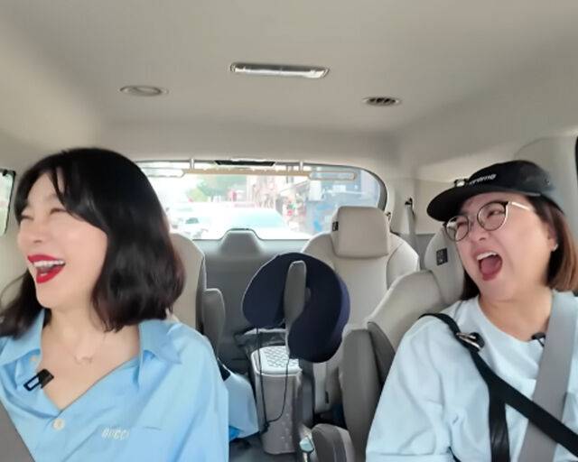 김숙은 최화정이 화났을 때를 성대모사 해 눈길을 끌었다. / 유튜브 '안녕하세요 최화정이에요' 캡처