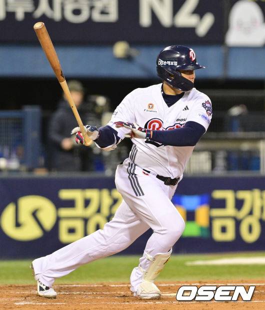 [OSEN=조은정 기자] 두산 김재환. 2025.03.28 /cej@osen.co.kr