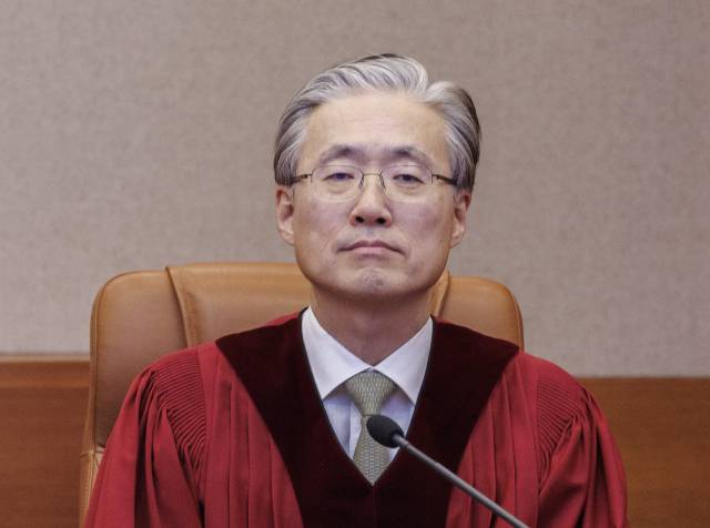헌법재판소장 새 권한대행에 선출된 김형두 재판관. 연합뉴스