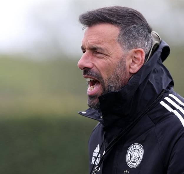 루드 반 니스텔루이 감독. /사진=레스터시티 공식 SNS 갈무리