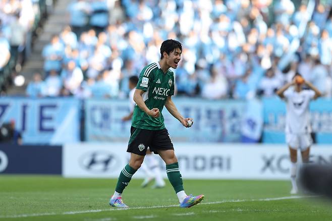 전북 현대 전진우. 사진 | 한국프로축구연맹