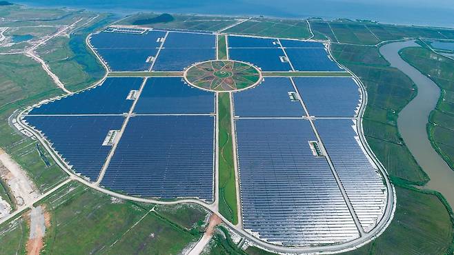 전남 해남 '솔라시도' 태양광발전소./BS한양 제공