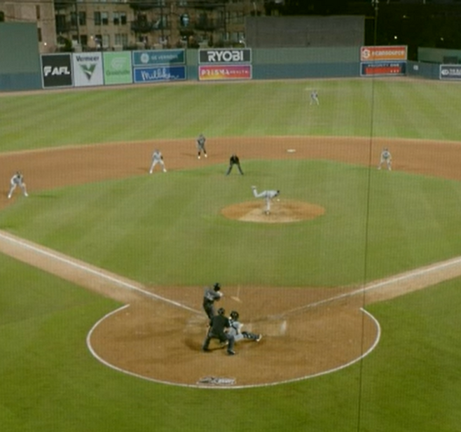 끝내기 안타를 치는 루고. MLB닷컴 캡처