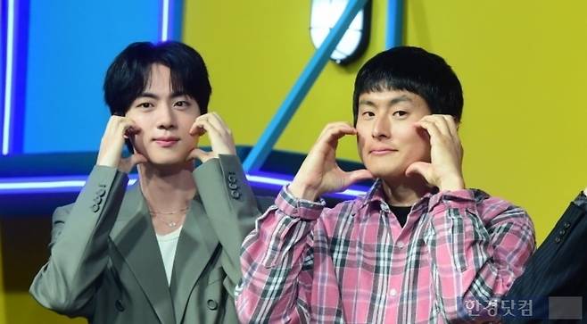 방송인 BTS 진, 기안84/사진=변성현 한경닷컴 기자 byun84@hankyung.com