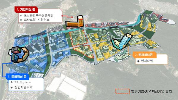 부산 도심융합특구 조감도. 국토교통부 제공