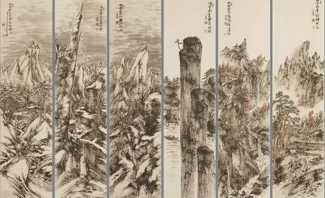 변관식, 《금강사계(金剛四季)》