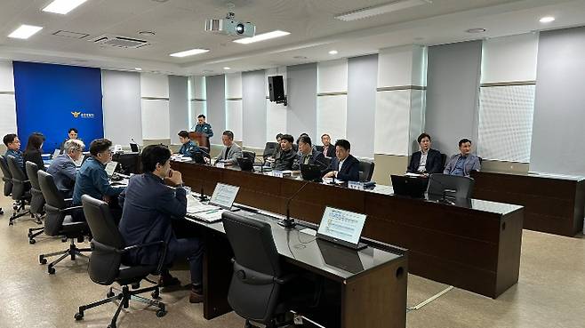 치안 종합성과관리 전략 보고회. 순천경찰서 제공