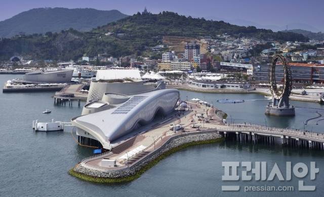 ▲여수세계박람회장 주제관ⓒ여수시
