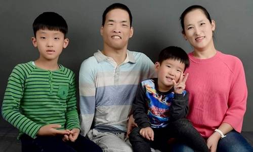 단란한 김정규씨 가족. 2019년 촬영. 김정규씨 제공