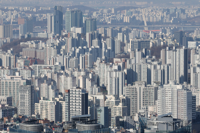 서울의 아파트 단지 전경. 연합뉴스