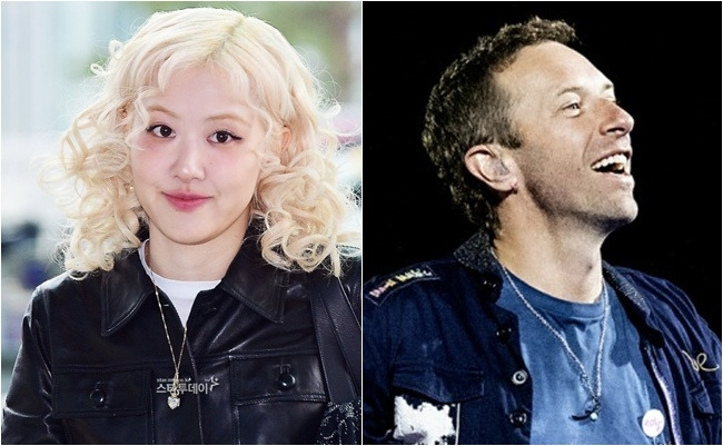 로제, 콜드플레이 크리스 마틴. 사진ㅣ스타투데이DB, 라이브네이션 코리아