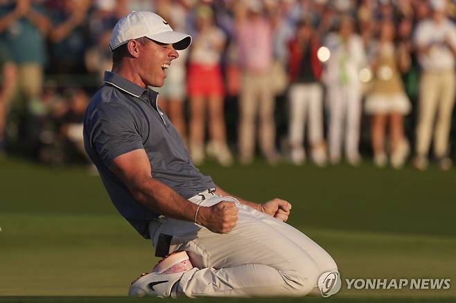마스터스에서 우승한 로리 매킬로이 [AP=연합뉴스]