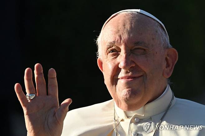프란치스코 교황 [AFP=연합뉴스 자료사진. 재판매 및 DB 금지]