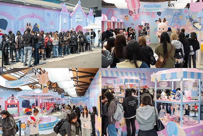 라이즈 캐릭터 팝업스토어 현장(사진=SM엔터테인먼트)