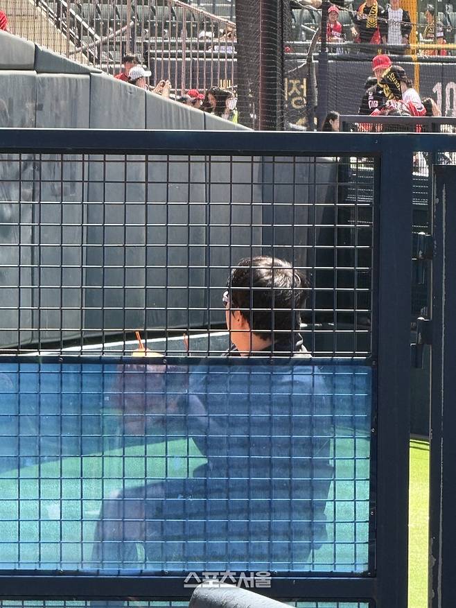 양현종이 홀로 불펜 마운드를 찾았다. 잠실 | 박연준 기자 duswns0628@sportsseoul.com