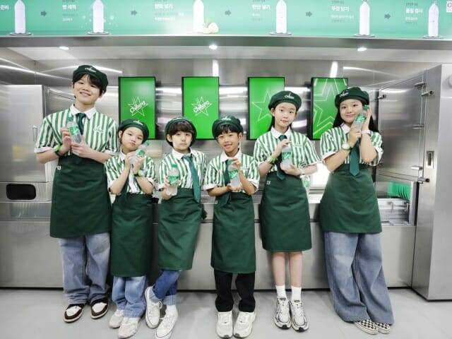 서울 키자니아에 조성된 칠성사이다 음료수 공장. (사진=롯데칠성음료)