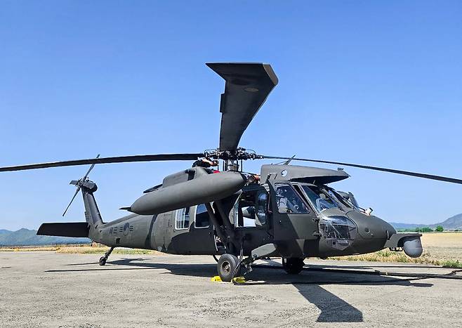 UH-60 헬기 기체. /대한항공 제공