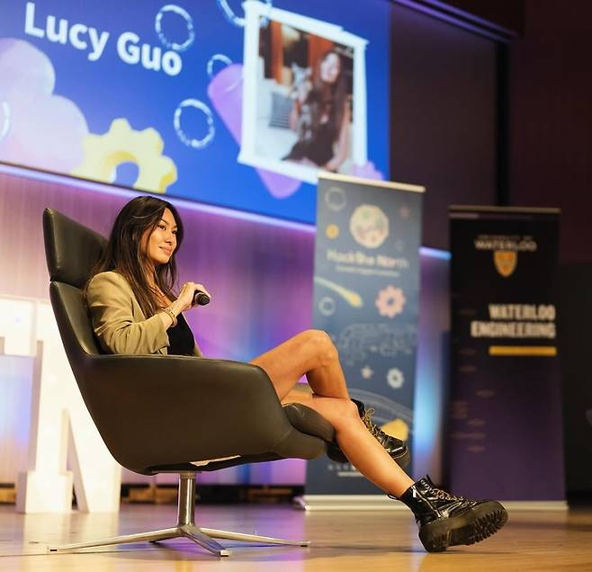 '세계 최연소 자수성가형 여성 억만장자'로 선정된 루시 궈 스케일AI 공동창업자. 사진=루시 궈 인스타그램 캡처