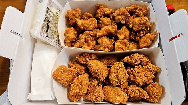 20250422_204737.jpg 저녁 호식이 두마리 치킨에 치킨카레