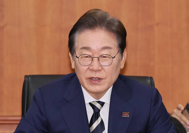 이재명 더불어민주당 대선 경선 후보가 지난 21일 서울 여의도 금융투자협회에서 열린 자본시장 활성화를 위한 정책간담회에서 발언하고 있다. 연합뉴스