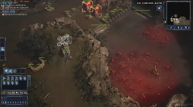 ▲ 드론 운용병 등 초반부터 꽤 유니크한 유닛이 많은 GDF