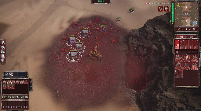 ▲ 기계 종류는 템페스트 위에 오래 있으면 공속과 이속이 느려지고, 5스택이 차면 체력도 줄어든다