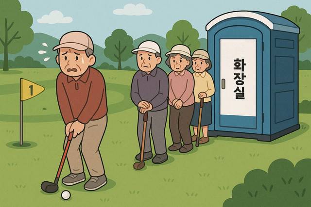 ▲ 파크골프장 화장실 부족 민원 [챗GPT 생성]