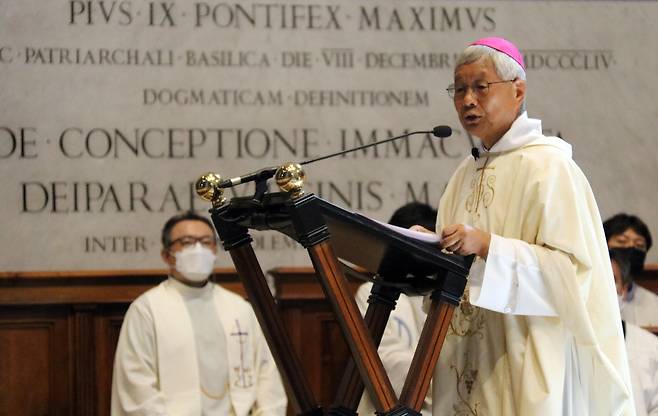 유흥식 추기경. 연합뉴스