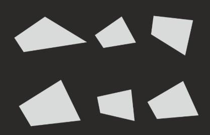 까마귀가 푼 고난도 문제. 사다리꼴 사이에서 부등변 사각형을 찾아야 한다. 사람이 풀기에도 까다롭다. 독일 튀빙겐대 제공