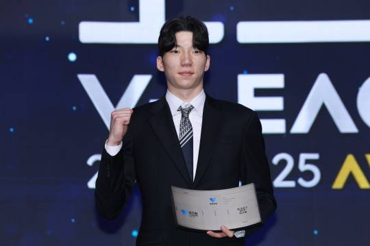 정규리그 MVP 현대캐피탈 허수봉. 사진[연합뉴스]