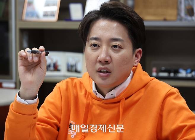 이준석 개혁신당 대선 후보. [한주형 기자]