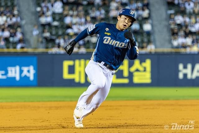 김휘집의 질주는 앞으로도 이어질 수 있을까. 사진=NC 제공