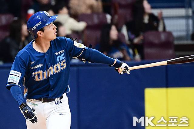 NC 김휘집은 22일 잠실 LG전에서 큰 존재감을 드러냈다. 사진=김영구 기자