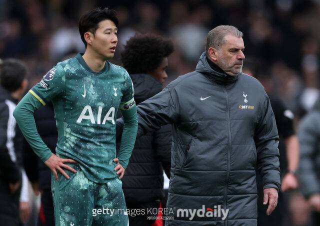 손흥민, 엔제 포스테코글루 감독./게티이미지코리아