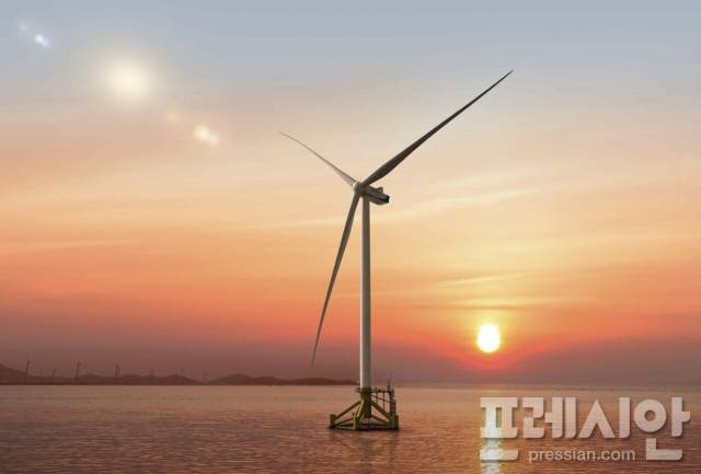 ▲영광 약수 해상풍력 발전기ⓒ전남개발공사 제공