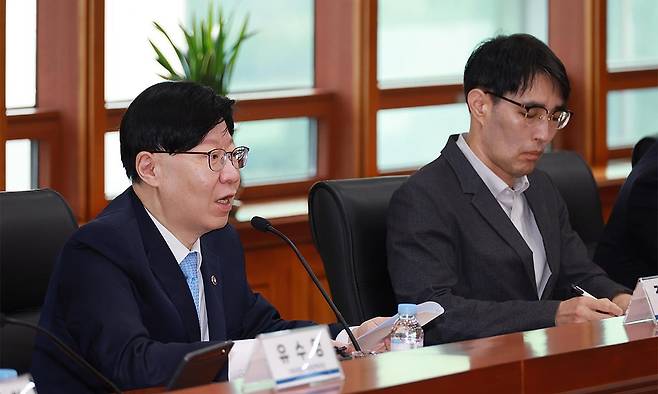 김소영 금융위원회 부위원장이 23일 서울 여의도 금융투자협회에서 개최한 ESG금융추진단 5차 회의에서 발언하고 있다. 금융위원회 제공