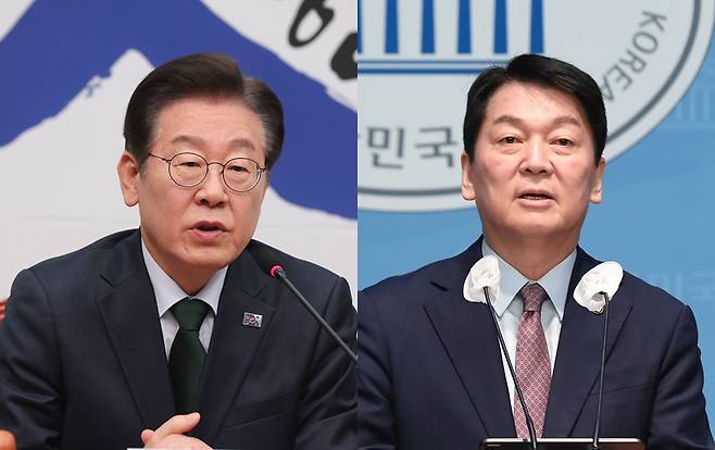 이재명 더불어민주당 대선 경선 후보(사진 왼쪽)와 안철수 국민의힘 대선 경선 후보 ⓒ시사저널 박은숙