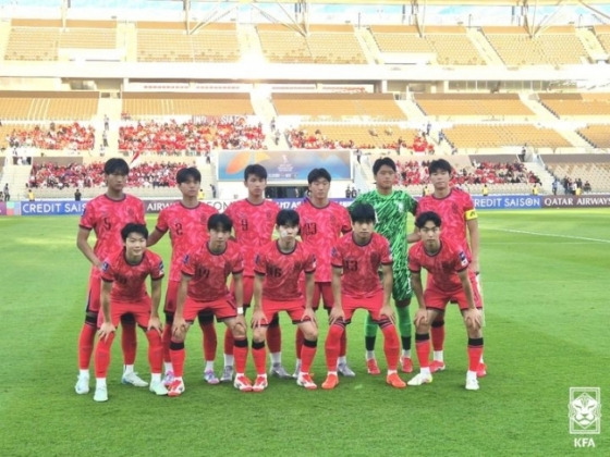 한국 남자 U-17 축구대표팀. /사진=대한축구협회 제공