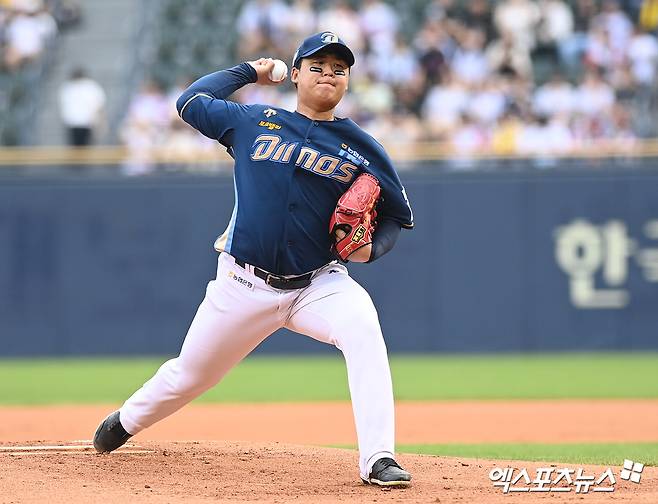 NC 투수 신민혁은 지난 22일 잠실구장에서 열린 '2025 신한 SOL Bank KBO 리그' LG와 주중 3연전 첫 번째 경기에서 선발 등판했다. 이번주부터는 정상적으로 선발 로테이션을 소화할 전망이다. 엑스포츠뉴스 DB