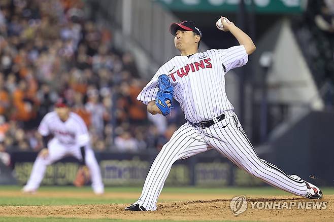 LG 선발 송승기, 무실점 괴력투 [연합뉴스 자료사진]