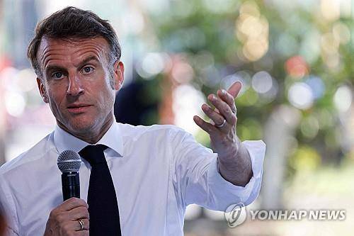 에마뉘엘 마크롱 대통령 [AFP 연합뉴스 자료사진. 재판매 및 DB 금지]